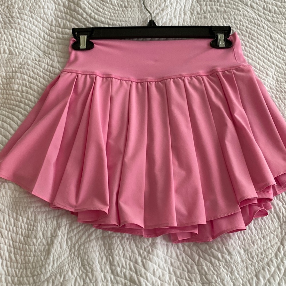 Aerie pink pleated tennis skort